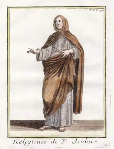 Religieuse de St. Isidore - Saint Isidora / nun Nonne / Mönchsorden monastic order / Ordenstracht order habit