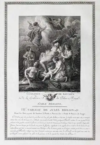 Naissance de Bacchus - Bacchus Geburt birth naissance