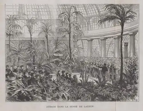 Aubade dans la Serre de Laeken / Entrevue da S.A.I. le Prince Rodolphe d'Autriche et de S.A.R. Mme Stephanie d