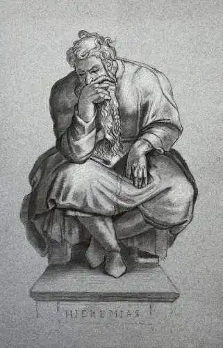 (Prophet Jeremiah Jeremias) - Zeichnung dessin drawing