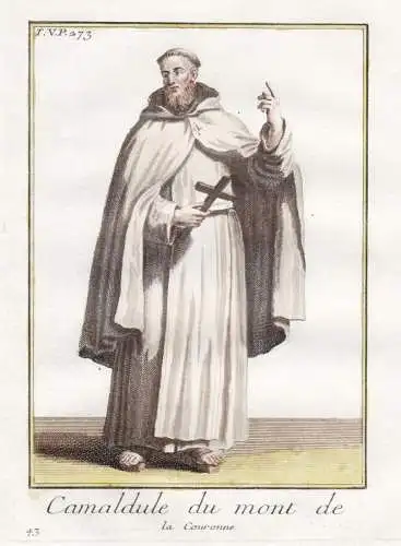 Camaldule de la Congregation de Paul Justinien ou de Massacio - Camaldolese Kamaldulenser / Mönchsorden monas