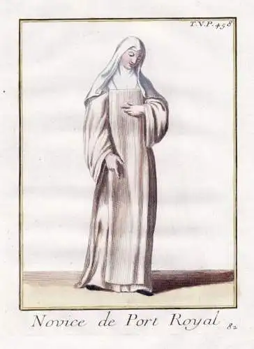 Novice de Port Royal - Port-Royal des Champs / Ordre cistercien Cistercians Zisterzienser / Mönchsorden monas