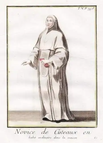 Novice de Cisteaux en habit ordinaire dans la maison - Abbaye de Cîteaux Saint-Nicolas-lès-Cîteaux Ordre ci