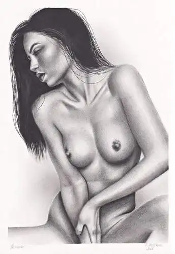 Akt / Aktzeichnung / Frau / woman / femme / nude / Zeichnung dessin drawing