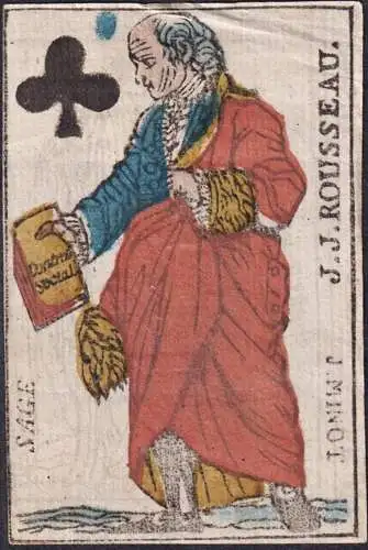 (Kreuz-Bube) - Jack of clubs / Valet de trèfle / playing card carte a jouer Spielkarte cards cartes