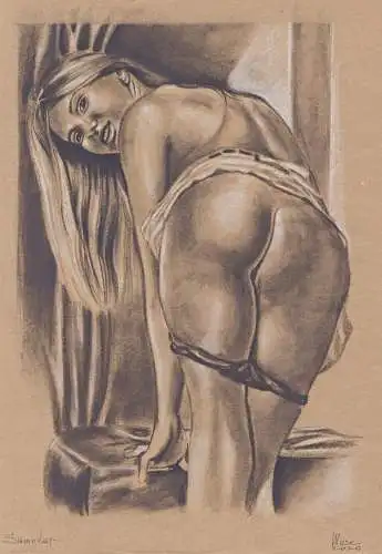 Akt / Aktzeichnung / Frau / woman / femme / nude / dessin