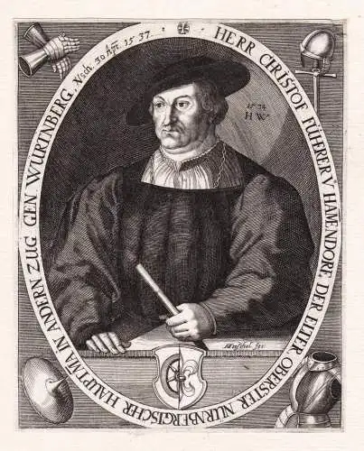 Herr Christof Füherer v. Hamendorf... - Christoph Fürer von Haimendorf (1479-1537) Nürnberg Kaufmann Großk