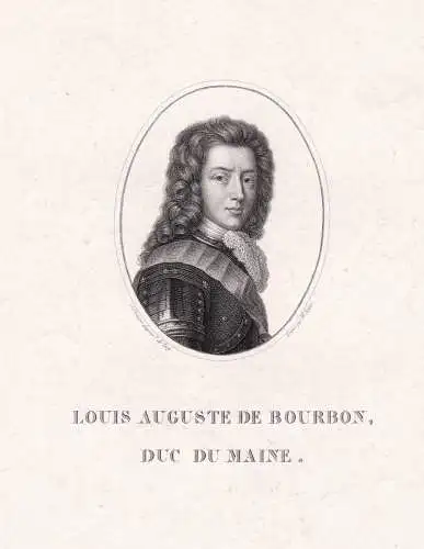 Louis Auguste de Bourbon, Duc du Maine. - Louis Auguste I de Bourbon, duc de Maine (1670-1736) Herzog Portrait