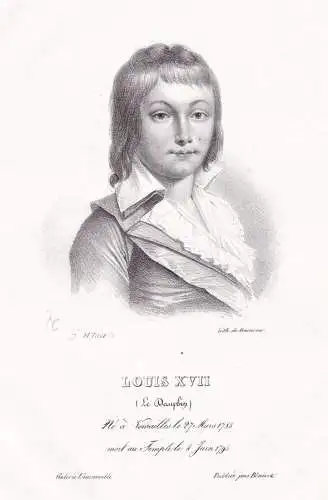 Louis XVII (Le Dauphin) - Louis XVII duc de Normandie (1785-1795) son of King Louis XVI of France and Marie An