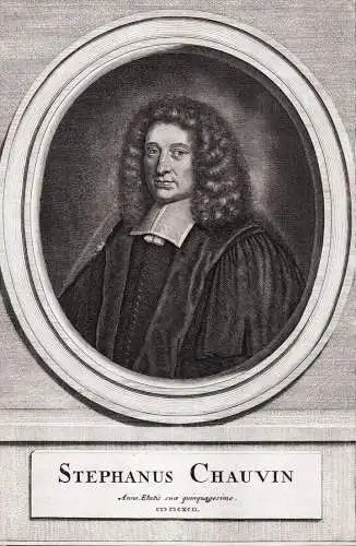 Stephanus Chauvin - Etienne Chauvin (1640-1725) French Protestant Nimes Rotterdam Portrait