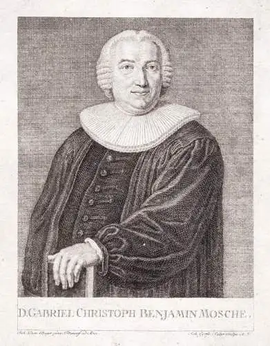 D. Gabriel Christoph Benjamin Mosche - Gabriel Christoph Benjamin Mosche (1723-1791) Evangelisch Lutheranische