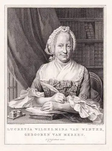 Lucretia Wilhelmina van Winter - Lucretia Wilhelmina van Merken (1721-1789) Dutch female poet playwright