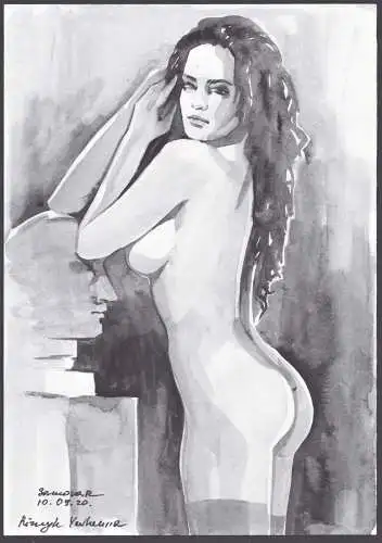 Akt / Aktzeichnung / Frau / woman / femme / nude / dessin