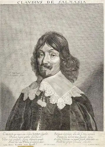 Claudius de Salmasia - Claudius Salmasius (1588-1653) Claude Saumaise French Classical scholar Leiden Heidelbe