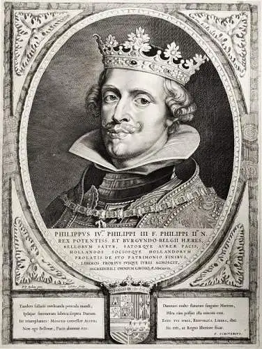 Philippus , Philippi III F. Philippi  N. Rex.. - Philip IV of Spain (1605-1665) Espana Felipe Spanien King Kö