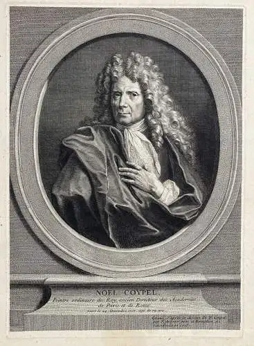 Noel Coypel - Noel Coypel (1628-1707) French Baroque painter Maler peintre Portrait
