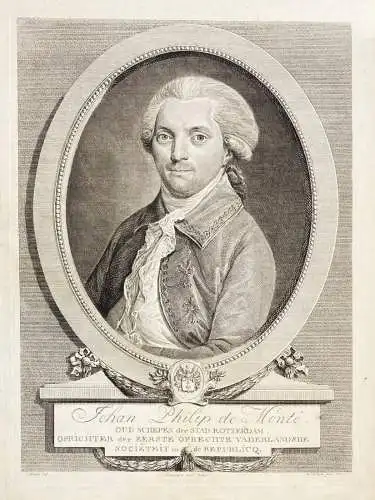 Johan Philip de Monte - Johan Philip de Monte (1754-1814) Rotterdam Utrecht Holland Nederland Portrait