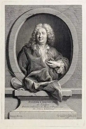 Joseph Christophe de Verdun - Joseph Christophe (1662-1748) French painter Verdun Maler peintre Portrait