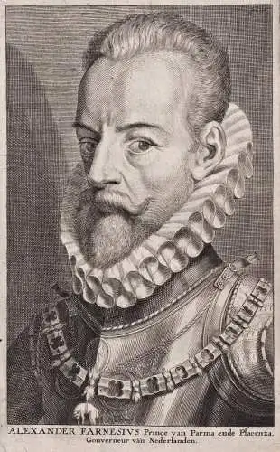 Alexander Farnese - Alessandro Farnese (1545-1592) Italia generale soldier Italy Portrait