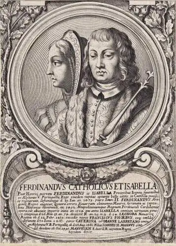 Ferdinandus Catholicus et Isabella - Ferdinand II of Aragon (1452-1516) Isabella I of Castile (1451-1504) King