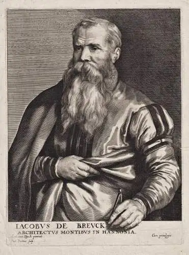 Iacobus de Breuck - Jacques du Broeucq (c.1505 – c.1584) Dubrœucq Dutch sculptor architect Architekt Portra