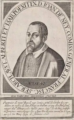 D. Ioan de Ney Comiss. General Francisc. ... - Jan Neyen ( Antwerpen Holland Franciscan friar Habsburg Diploma