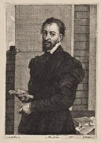 Giovanni Pietro Maffei (1553-1603) Italian Jesuit author biographer of Ignatius of Loyola Portrait