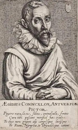 Aegidius Conincxloy, Antverpian. Pictor - Gilles van Coninxloo (1544-1607) Flemish painter pittore Maler Antwe