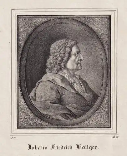 Johann Friedrich Böttger - Johann Friedrich Böttger (1682-1719) Meissen Porzellan Alchemist Chemiker Erfinde