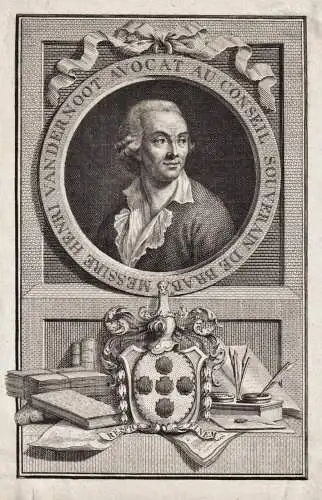 Messire Henri van der Noot... - Hendrik van der Noot (1731-1827) avocat ecrivain Revolution Brabant Portrait W