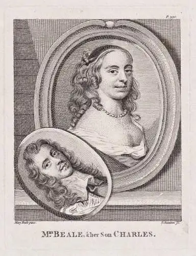 M.rs Beale, & her son Charles - Mary Beale (c.1633-1699) English portrait painter Malerin artist Portrait