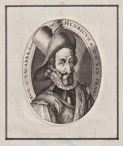 Henricus 4. D. G. Rex Francorum... - Henry IV King of France (1553-1610) roi Frankreich Portrait