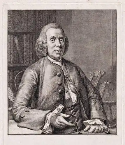Nicolas Simon van Winter (1718-1795) Dutch poet Amsterdam Leiden Portrait