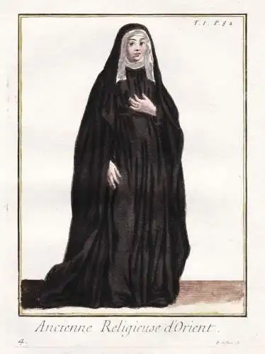 Ancienne Religieuse d'Orient - Oriental nun Nonne Orient / costume Tracht costumes Trachten