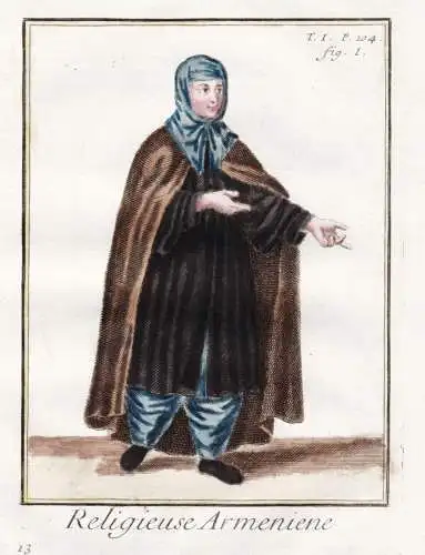 Religieuse Armeniene - Armenian nun Nonne Armenien Armenia / Mönchsorden monastic order / Ordenstracht order