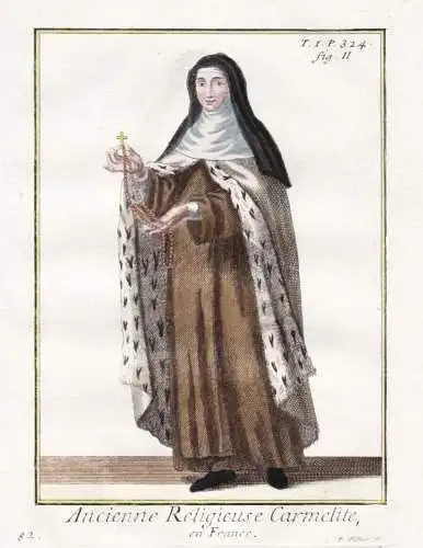 Ancienne Religieuse Carmelite, en France - nun Nonne Carmelites Karmeliten / monastic order Mönchsorden Orden