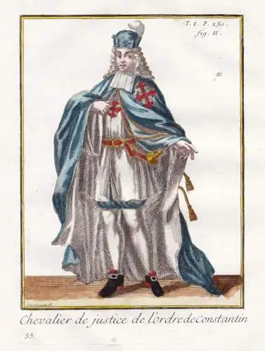 Chevalier de justice de l'ordre de Constantin - Konstantinorden Sacred Military Constantinian Order of Saint G