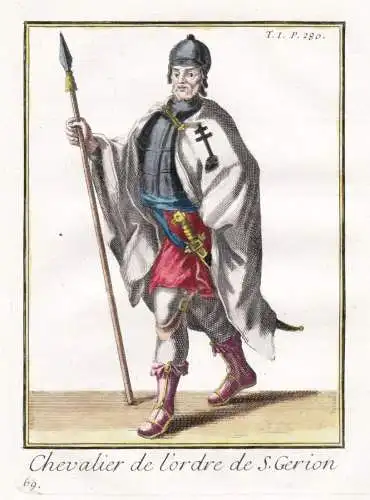 Chevalier de l'Ordre de S. Gerion - Order of Saint Gereon / Knight Ritter / Ritterorden / costume Tracht costu