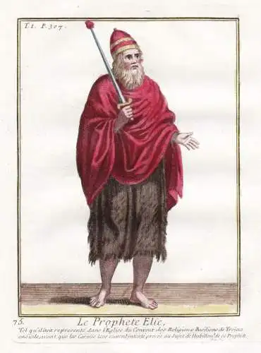 Le Prophete Elie, tel qu'il est represente dans l'Eglise du Convent des Religiquex Basiliens de Troina en Sici
