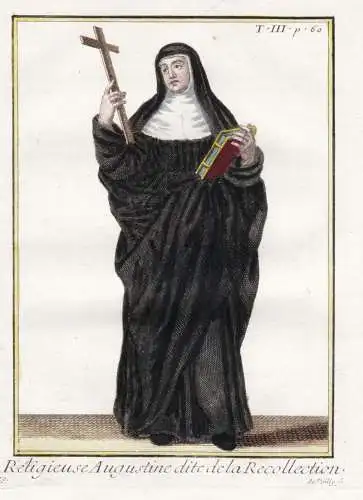 Religieuse Augustine dite de la Recollection - Augustinerorden Order of Saint Augustine / nun Nonne / monastic