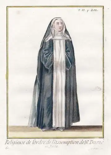 Religieuse de l'Ordre de l'Assomption de N. Dame en Italie - Ordre des chevaliers de Notre-Dame de l’Assompt