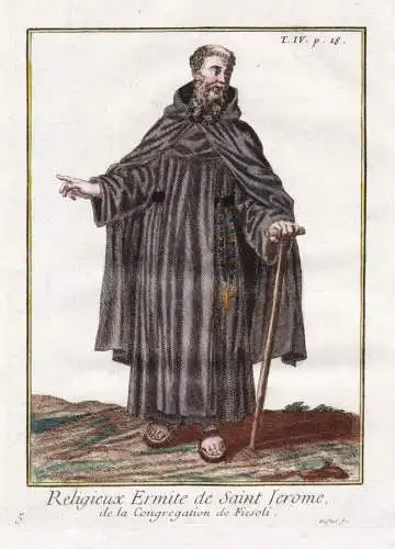 Religieux Ermite de Saint Jerome, de la Congregation de Fiesoli - Ficsoli monk Mönch / Orden de los Pobres Er