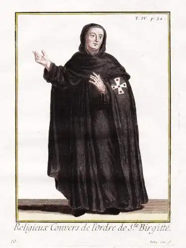 Religieux Convers de l'Ordre de S.te Birgitte - Birgittinorden Bridgettines Erlöserorden / monastic order Mö