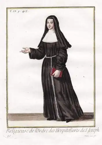 Religieuse de l'Ordre des Hospitalieres de S. Joseph - Religieuses Hospitalières de Saint-Joseph / nun Nonne