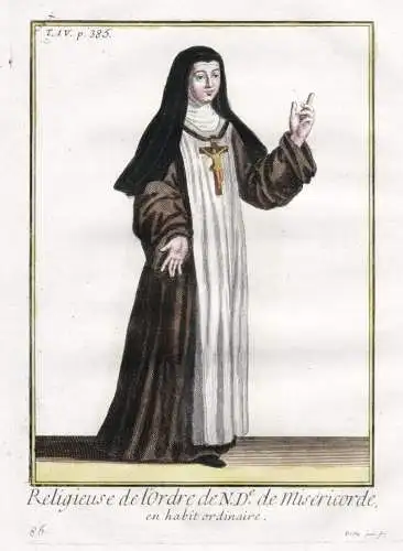 Religieuse de l'Ordre de N. D.e de Misericorde, en habit ordinaire - Sœurs de Notre-Dame de la Miséricorde Z