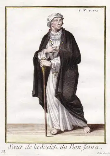 Soeur de la Societe du Bon Jesus - monastic order Mönchsorden Ordenstracht / costume Tracht costumes Trachten