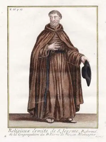 Religieux Ermite de S. Jerome, Reformé de la Congregation du B. Pierre de Pise, en Allemagne - Pisa monk Mön