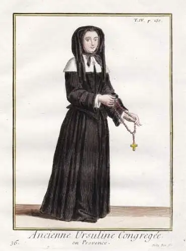 Ancienne Ursuline Congregée en Provence - Ursulinen Ursulines nun Nonne Provence / monastic order Mönchsorde
