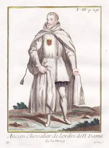 Ancien Chevalier de l'Ordre de N. Dame de la Mercy - Mercedarians Orden de la Merced Ordre de Notre-Dame-de-la