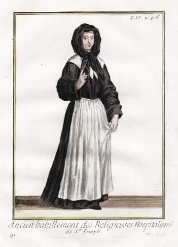 Ancien habillement des Religieuses de l'Ordre des Hospitalieres de St. Joseph - Religieuses Hospitalières de